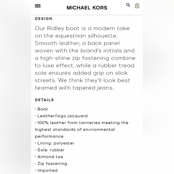 Michael Kors Ridley Boot - Picture 11 of 11